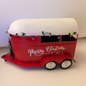Christmas Horse / Cattle Trailer Decoration 